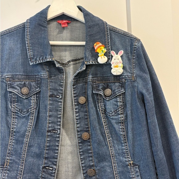 Vintage Easter Chick and Bunny Brooch Set - Picture 10 of 10